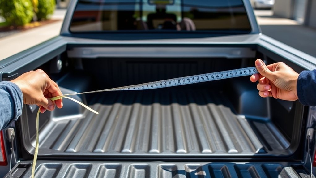 how to measure truck bed