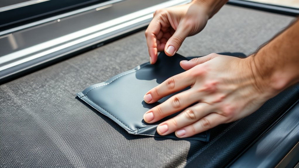 how to patch a tonneau cover