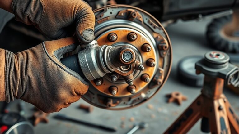 how to remove wheel studs