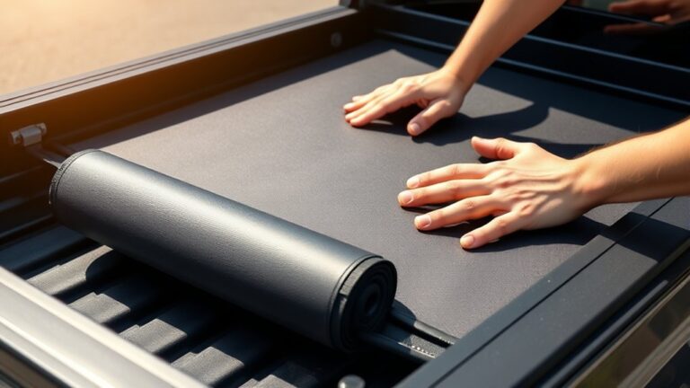 how to roll up tonneau cover