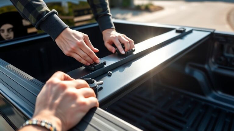 installing tonneau cover rails instructions