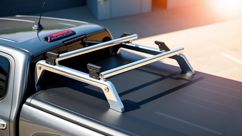 ladder rack over tonneau cover