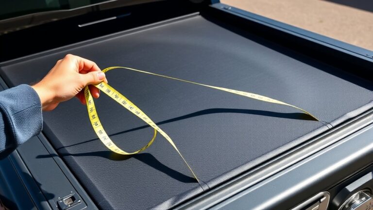 measuring a tonneau cover