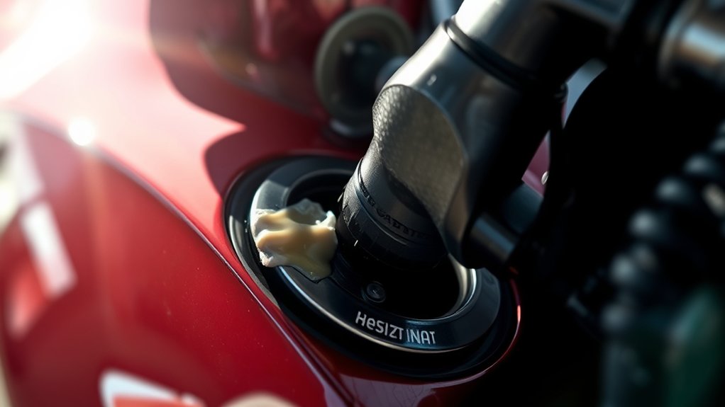 overfilling gas can clog fuel filter