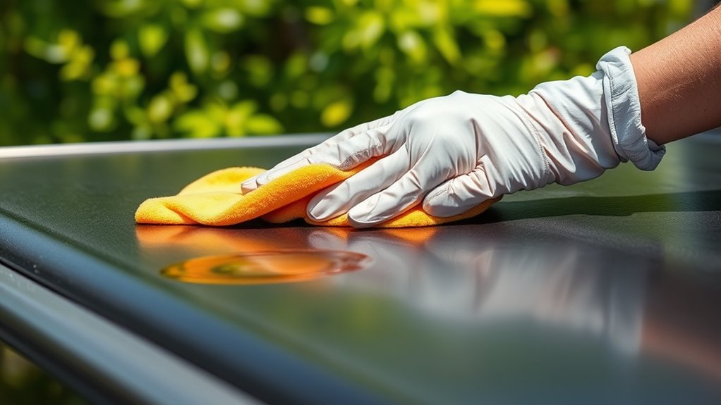 removing tree sap from tonneau cover