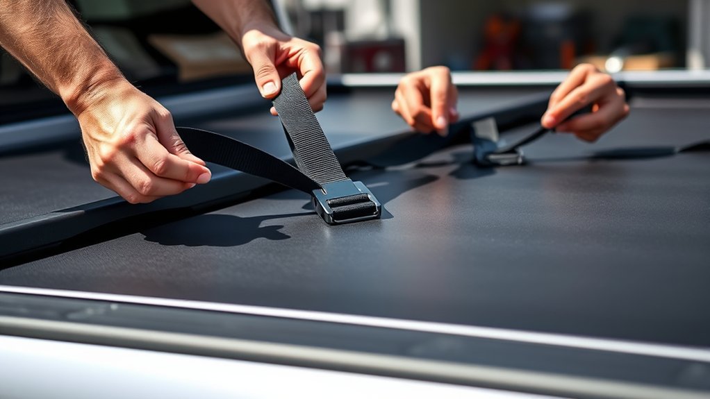 replacing tonneau cover straps instructions
