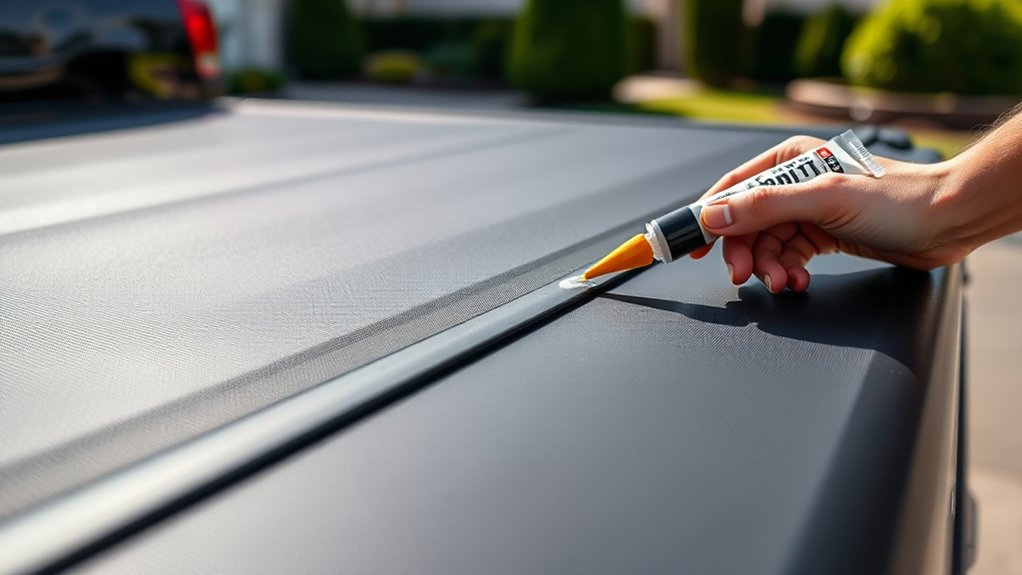 seal a tonneau cover properly