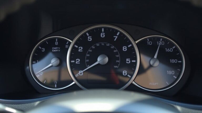 subaru 2004 fuel gauge empty