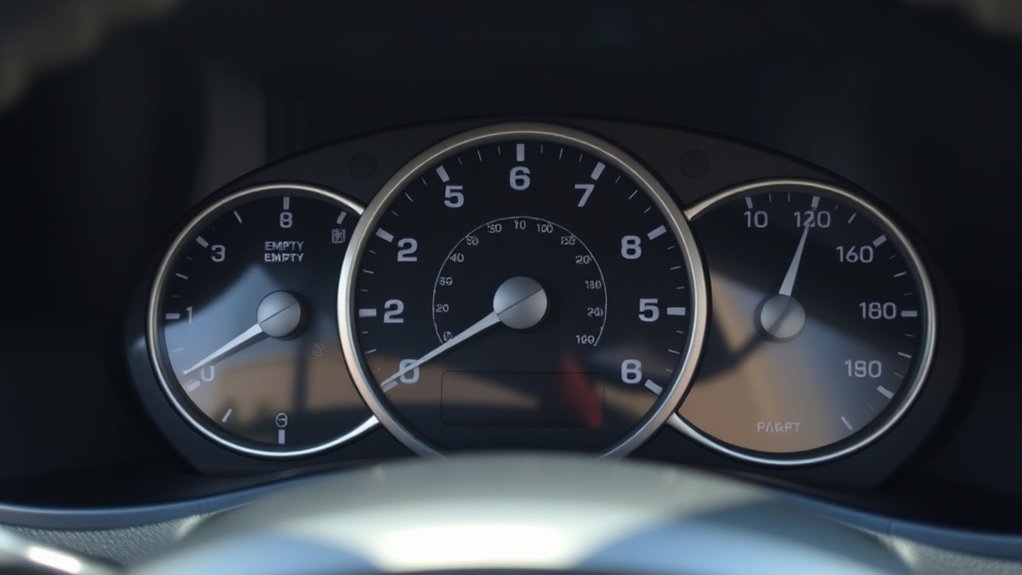 subaru 2004 fuel gauge empty