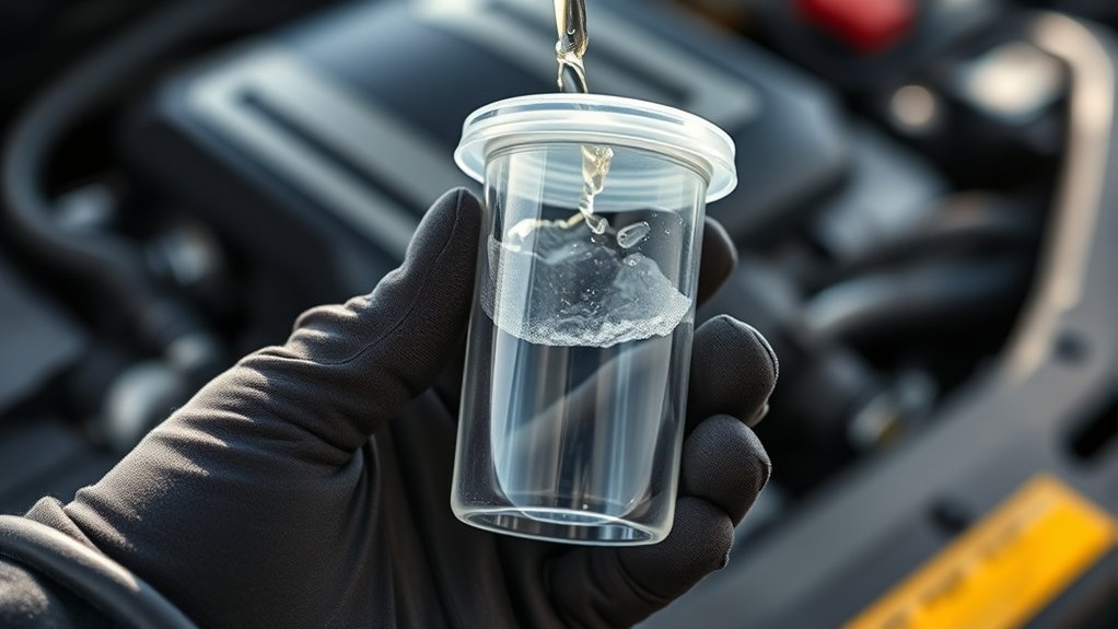 testing a fuel filter procedure