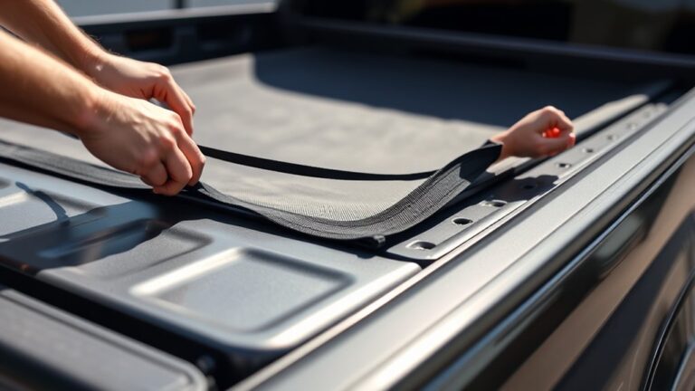 tightening a tonneau cover