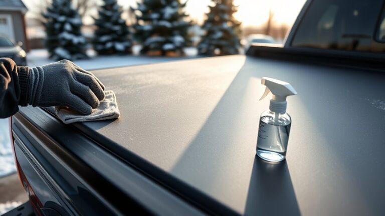 tips to prevent tonneau cover freezing